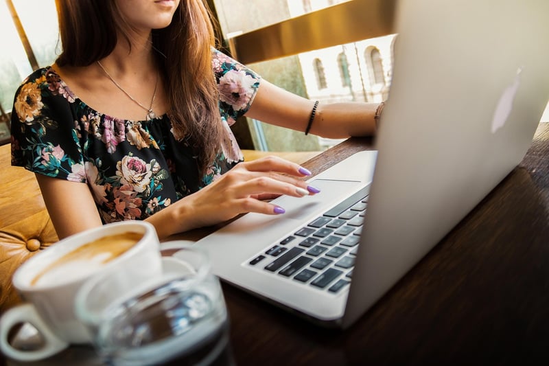 Job Search on Laptop